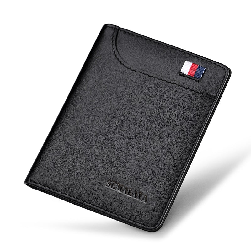 Men Wallets Leather Purse credit card Luxury Card package WILLIAMPOLO Genuine Leather Men Wallets New Design Men Short
