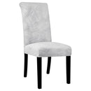 Velvet Elastic Chair Covers Removable Anti-dirty Seat Jacquard  Stretch Chair Covers For Dining Room Kitchen Hotel 1/2/4/6 Pcs