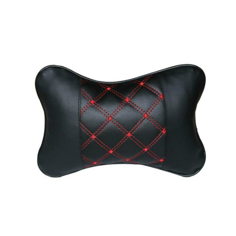 PU &amp; Cloth Excellent Durability Auto Safety Car Headrest Breathe Seat Head Neck Rest Pillow Universal Fit For All Vehicles