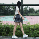 Harajuku Skirt Women Pleat Skirt Harajuku Preppy Style Plaid Skirts Mini Cute Japanese School Uniforms Ladies Jupe Kawaii Skirt