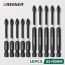Greener Impact Strong Magnetic Batch Head Cross High Hardness Hand Drill Bit Screw Electric Screwdriver Set 50 65 70 90 150mm