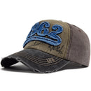 Fashion Vintage Washed Cotton Baseball Cap Digit 1962 Embroidery Snapback Hat Visor Hip Hop Caps