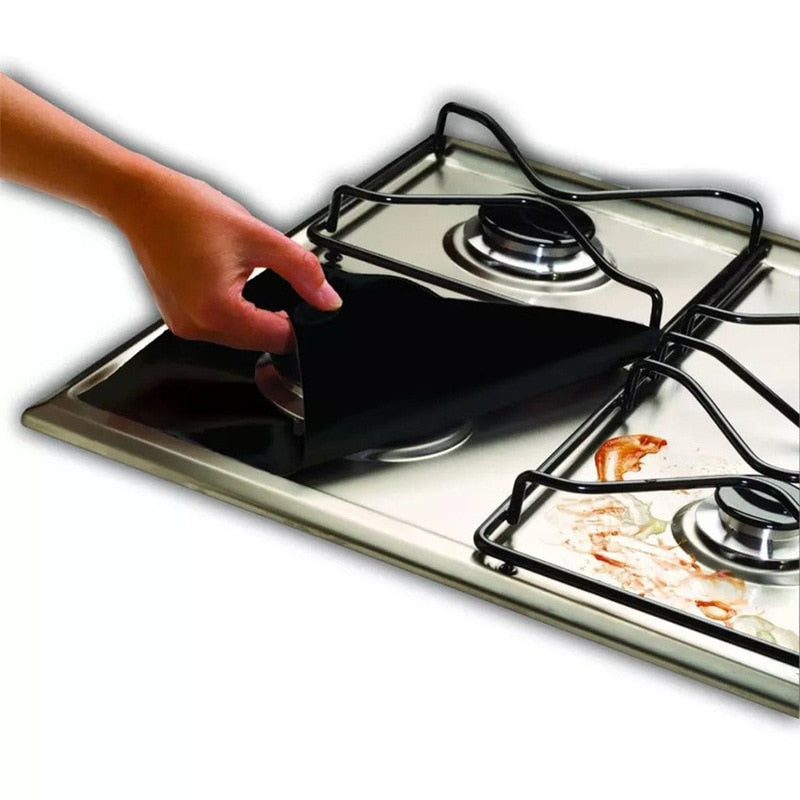 Department Store 4pc Universal Gas Stove Protectors; Liners