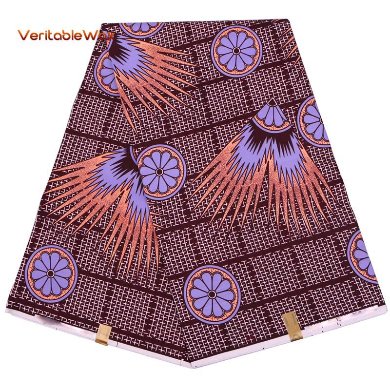 Ankara African prints patchwork textile fabric 100% polyester real wax sewing dress DIY craft tissu breathable pagne A-16