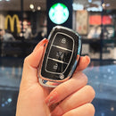 TPU Car Key Case Cover Fob For Hyundai Tucson Sonata Fe Creta ix25 ix35 ix45 i10 i20 i30 i40 Verna Solaris Mistra Elantra Accent