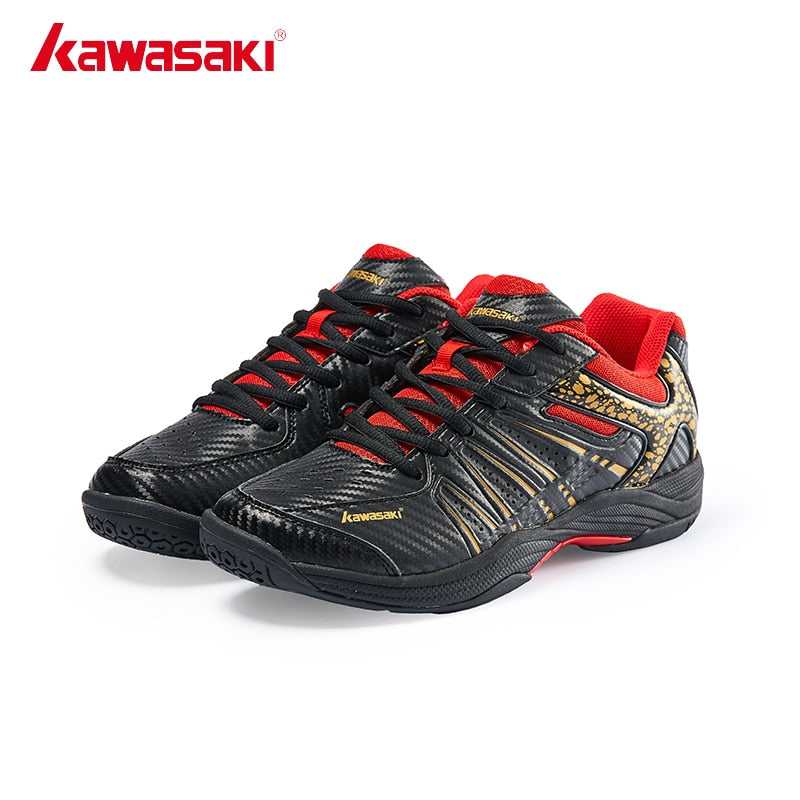 Kawasaki New Badminton Shoes Sneakers Mens Tennis Breathable Anti-Slippery Sport Shoes for Men Women K-065D