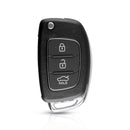 KEYYOU 3/4 Buttons Remote Case Fob Flip Folding Car Key Shell For Mistra Hyundai HB20 SANTA FE IX35 IX45 Accent I40 Solaris