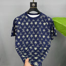 New Style Men's Casual Trendy Fashion Short-Sleeved T-Shirt Classic Round-neck T-Shirt Colorful Print Letters Summer Shirt