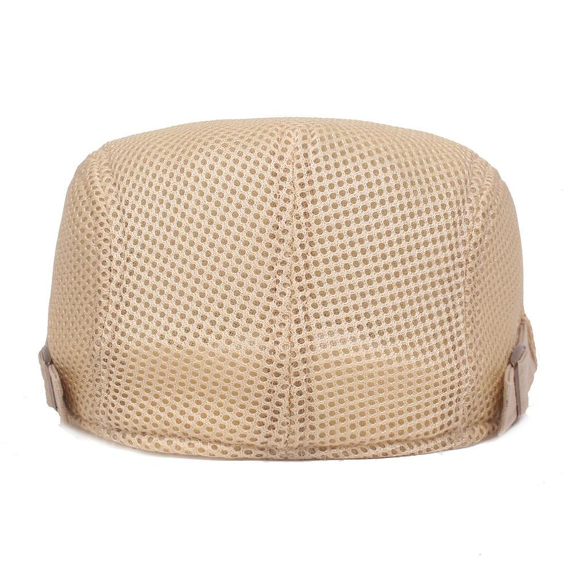 Men Women Casual Beret Hat Fashion Breathable Mesh Flat Cap Newsboy Style Beret Hats  Adjustable Adjustable Caps Gorras
