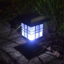 Waterproof Landscape Garden Solar Night Light LED Outdoor Post Deck Cap Column Fence Landscape Lamp Night Security Home Decor