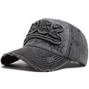 Fashion Vintage Washed Cotton Baseball Cap Digit 1962 Embroidery Snapback Hat Visor Hip Hop Caps