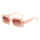 Women's Sunglasses Fashion Vintage Rectangle Frame Purple Pink Square Glasses Girls Sun Glasses Ladies Eyewear UV400