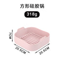 Silicone Pot for Airfryer Reusable Air Fryer Accessories Baking Basket Pizza Plate Grill Pot Kitchen Cake Cooking Baking Tools