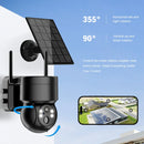 4MP WIFI IP Solar Camera PIR Human Detection 2K Video Surveillanc iCSee CCTV Wireless Rechargeable Battery  Long Time Standby