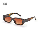 Y2K Square Sunglasses Fashion Colorful Frame Sun Glasses Women Men Retro Street Shooting Shades UV400 Eyeglasses