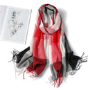 Scarf Plaid Long Shawl Fashion Headband Wraps Women Scarves Bandana Hijab Tassels Female Foulard Cotton Feeling Stoles
