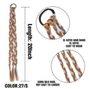 Synthetic Ponytail Hair Extensions Fishtail Fishbone Drawstring Ponytail 20Inch Wrap Around Ponytail For White Women False Braid