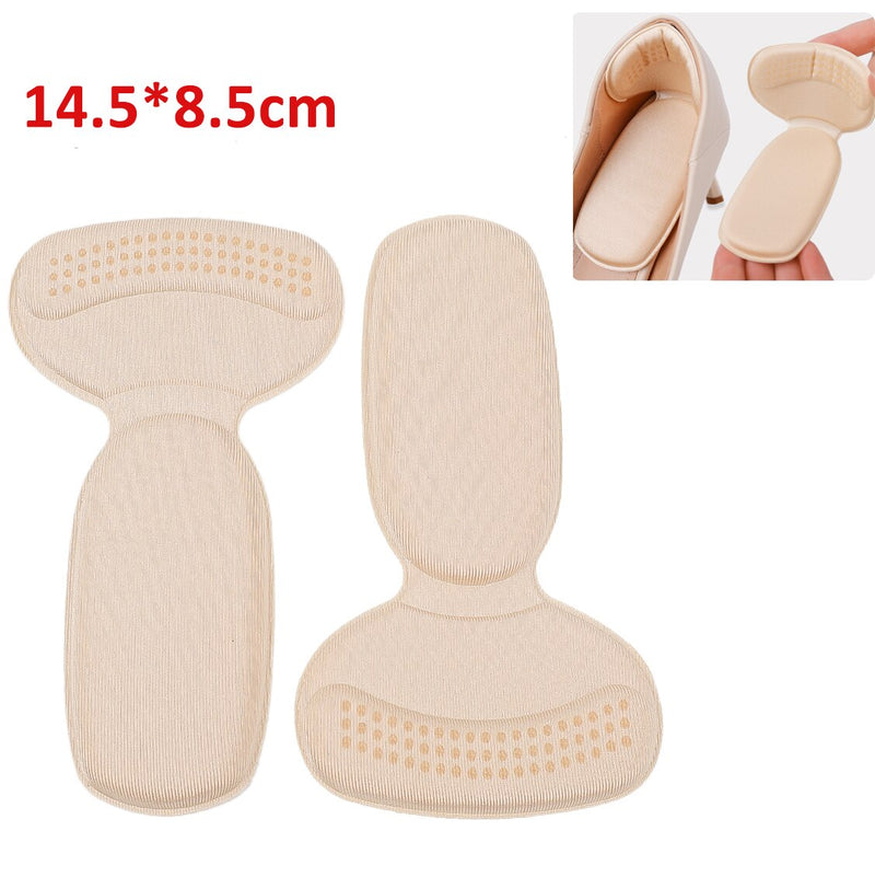 2pcs Shoe Pad Foot Heel Cushion Pads Sports Shoes Adjustable Antiwear feet Inserts Insoles Heel Protector Sticker Insole brioche