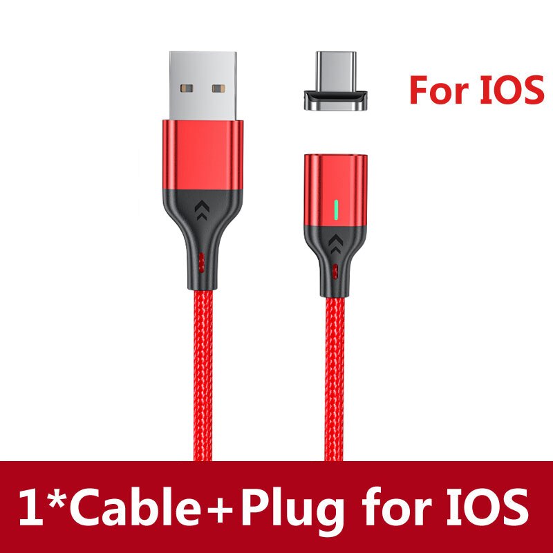 AUFU Magnetic Charge Cable Fast Charging USB Type C Cable for Samsung Xiaomi iPhone Magnet Micro USB Data Quick Charging Wire