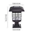 Waterproof Landscape Garden Solar Night Light LED Outdoor Post Deck Cap Column Fence Landscape Lamp Night Security Home Decor