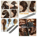 3pcs Women Hair Braid Tool Holder Clip Wave Hair Braiding Tool Weave Hair Braider Roller Hair Twist Styling Tool DIY Accessories