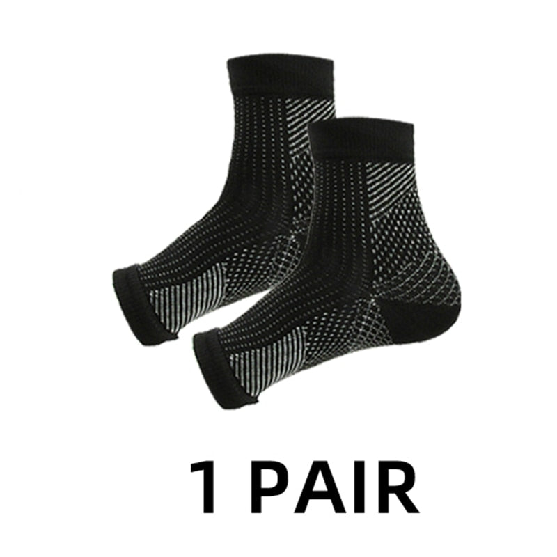 Men Women Sports Socks Foot Angel Anti Fatigue Outerdoor Compression Breatheable Foot Sleeve Support Socks Brace Sock