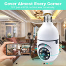 5G Wifi 5MP E27 Surveillance Camera CCTV IP Wifi Outdoor Camera Waterproof Security Protection Wireless Home Monitor Track Alarm