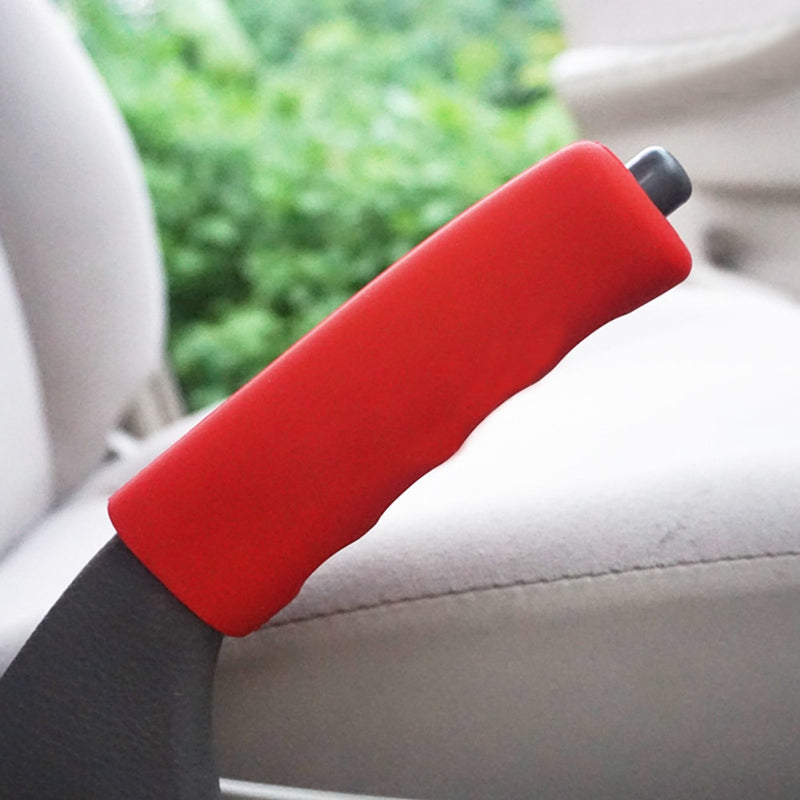 Hand Brake Set Universal Car Handbrake Sleeve Silicone Gel Cover Anti-Skid Auto Parking Brake