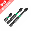 4/5/6pcs Magnetic Batch Head Impact Strong Cross PH2 High Hardness Screwdriver Set 60/70/90mm Anti Non-slip WaterProof Bits Set