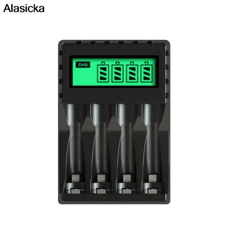 LCD Display Smart Intelligent Battery Charger With 4 Slots  For AA/AAA NiCd NiMh Rechargeable Batteries aa aaa Charger