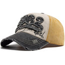 Fashion Vintage Washed Cotton Baseball Cap Digit 1962 Embroidery Snapback Hat Visor Hip Hop Caps