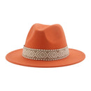 Panama Hat Western Cowboy Hats for Women Solid Big Brim Casual Fedoras Men Women Camel Black White Felted Hat Sombreros Gorras