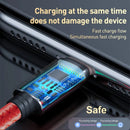 3 In 1 USB Cable Micro USB Type C Mobile Phone Multiple Charging Cord For iPhone 14 13 Pro Max Xiaomi 12 POCO F4 Samsung Redmi