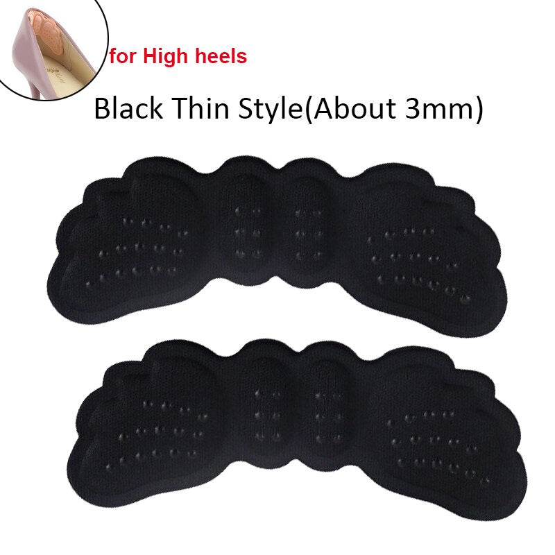 2pcs Shoe Pad Foot Heel Cushion Pads Sports Shoes Adjustable Antiwear feet Inserts Insoles Heel Protector Sticker Insole brioche