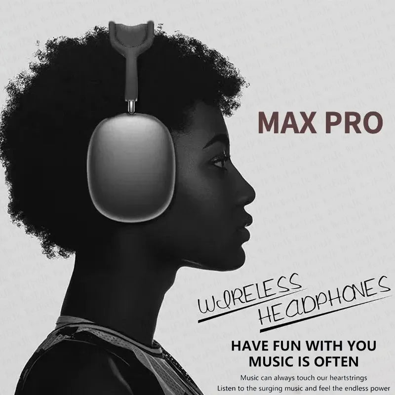 For Apple Original Air Max P9 TWS Wireless Bluetooth Headphones With Mic Pods Over Ear Sports Gaming Headset For iPhone Xiaomi