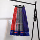 Pleated Skirt Women New  Print Cartoon Pattern  Elastic Women Skirts Big Swing Party Holiday High Waist Skirts