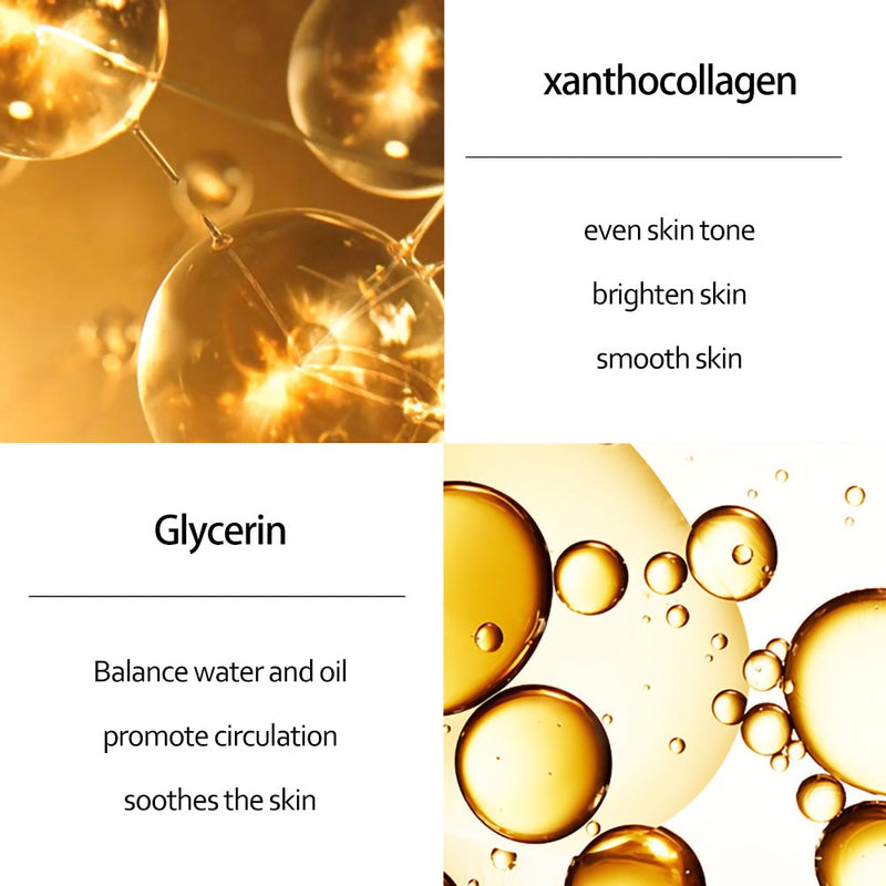 24k Gold Hyaluronic Acid Face Serum Moisturize Shrink Pores Brighten Improve Fine Lines Lifting Firming Amide Face Essence Skin