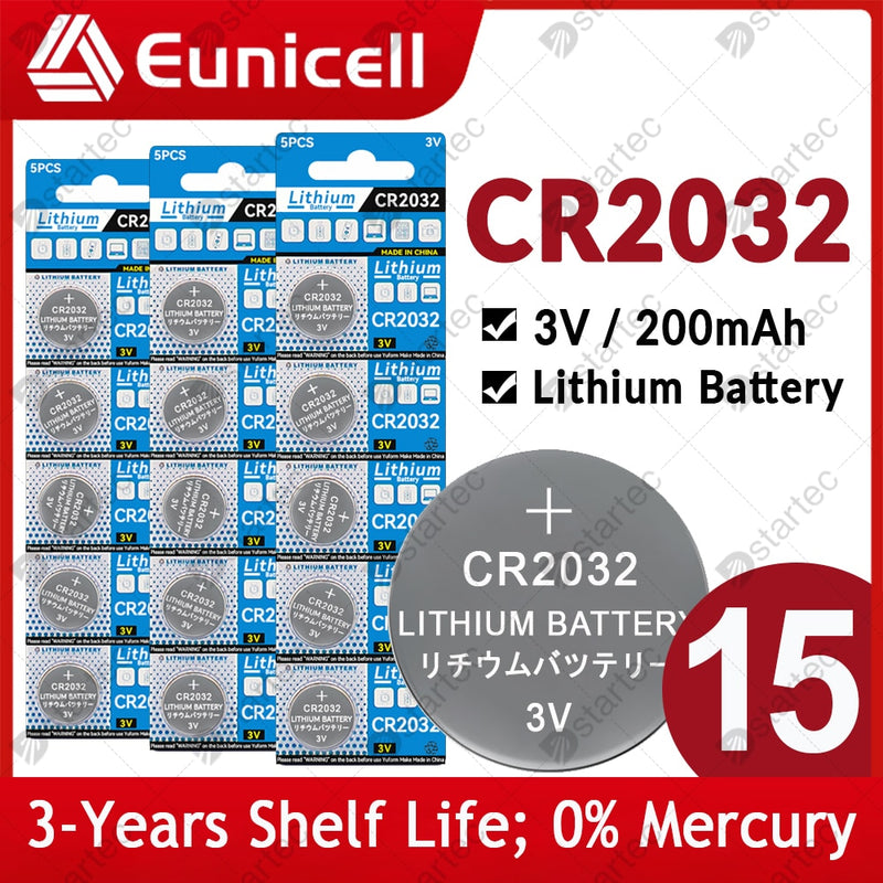 4 Lithium Batteries CR2032 3V Volt for Watch Car Batteries Cr 2032 A Button