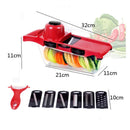 Vegetable Chopper Vegetable Slicer 6 Blades Potato Peeler Carrot Cheese Grater vegetable slicer Kitchen Accessories