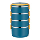 New Portable Thermal Lunch Box Set of Adult Stainless Steel Thermal Lunch Box for Hot Food Thermal Lunch Bag Neutral