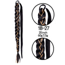 Synthetic Ponytail Hair Extensions Fishtail Fishbone Drawstring Ponytail 20Inch Wrap Around Ponytail For White Women False Braid