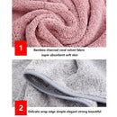 2/4 Pcs Bamboo Charcoal Coral Velvet Bath Towel For Adult Soft Absorbent Quick-Drying Towel Home Bathroom Microfiber Towel Sets