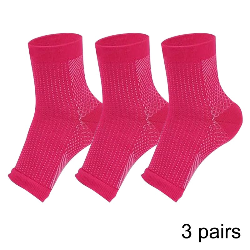 Comfort Foot Anti Fatigue Women Compression Socks Sleeve Elastic Men & Women Relieve Swell Ankle Sokken Compression Socks