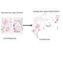 Deer Animal Wall Stickers Decor DIY Flowers Plants Wall Decals for Kids Rooms Baby Bedroom Kindergarten Nursery Home Decoration