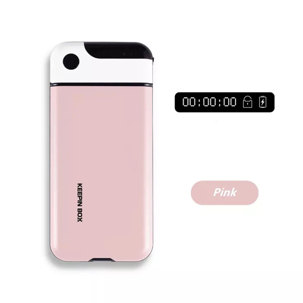 Keepin Box Smart Phone Lock Box Timer Bag Portable Mobile Phone Safe L Keepin Box Smart Phone Lock Box Timer Bag Portable Mobile Phone Safe L