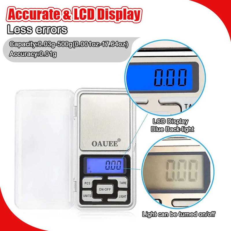Insten 300g x 0.01g Mini Digital Jewelry Pocket GRAM Scale LCD