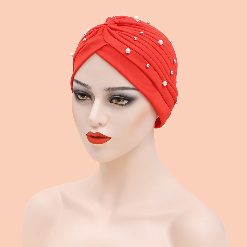 Women Shine Silver Gold Knot Twist Turban Headbands Cap Autumn Winter Warm Headwear Casual Streetwear Female Muslim Indian Hats