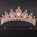 Wedding Hair Tiara Crystal Bridal Tiara Crown Silver Color Diadem Veil Tiaras Wedding Hair Accessories Headpieces Head Jewelry