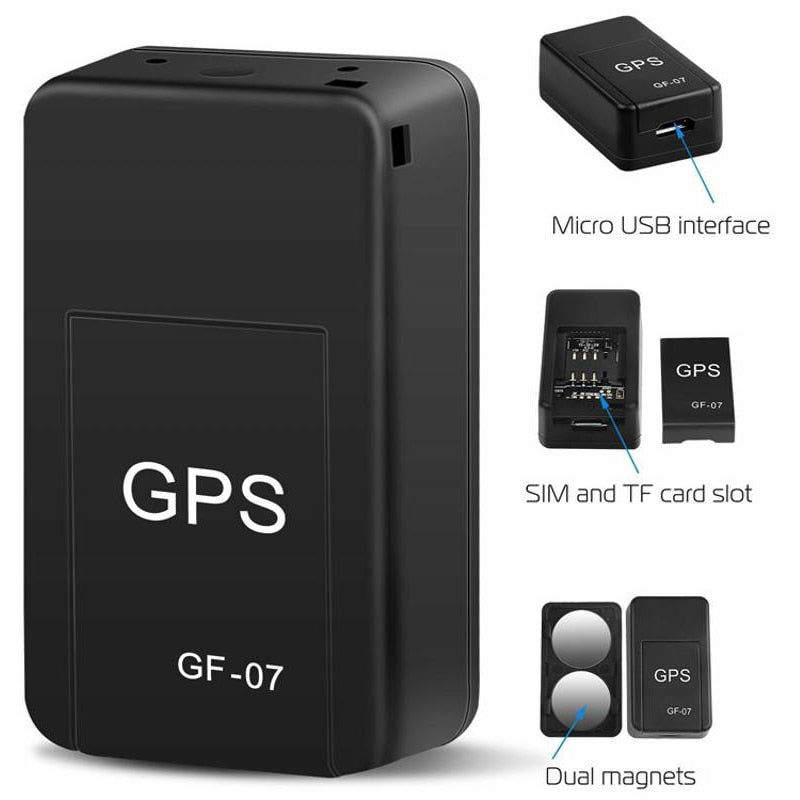 Car GPS Mini Tracker GF-07 Real Time Tracking Anti-Theft Anti-lost Locator Strong Magnetic Mount SIM Message Positioner