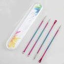 4PCS Acne Blackhead Comedone Black Spot Pimple Blemish Remover Skin Care Women Beauty Acne Treatment Pore Cleanser Needle Hook